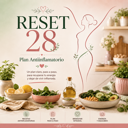 🥗RESET 28 PLAN ANTIINFLAMATORIO + 5 BONOS DE REGALO 🎁